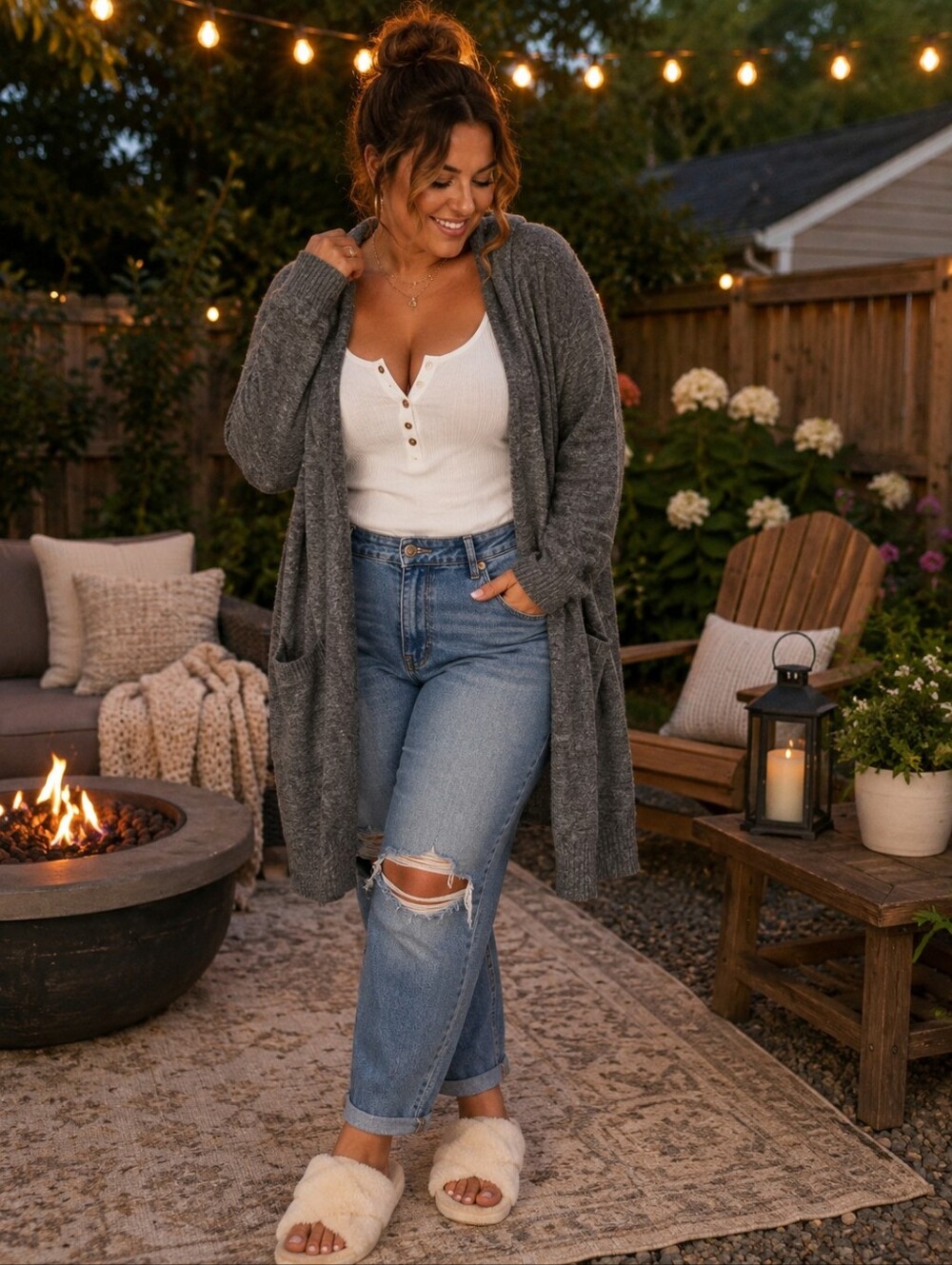 Torrid Super Soft Plush Hooded Cardigan Gray Size 1X 14/16 NWT Cozy